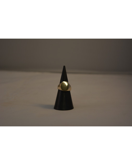 Gold signet ring