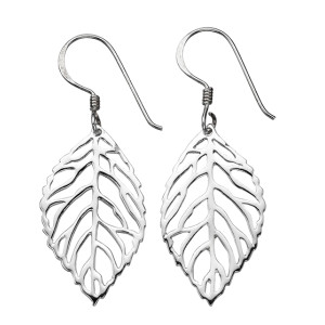 Silver Cut Out Leaf drops