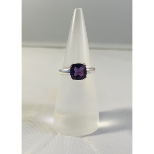 Amethyst Sterling silver ring