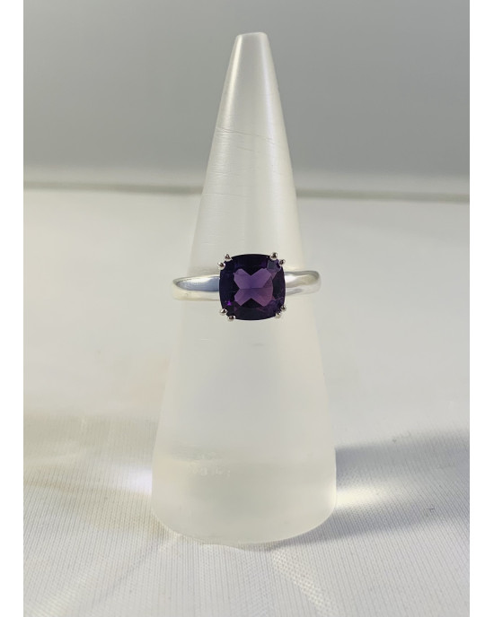Amethyst Sterling silver ring