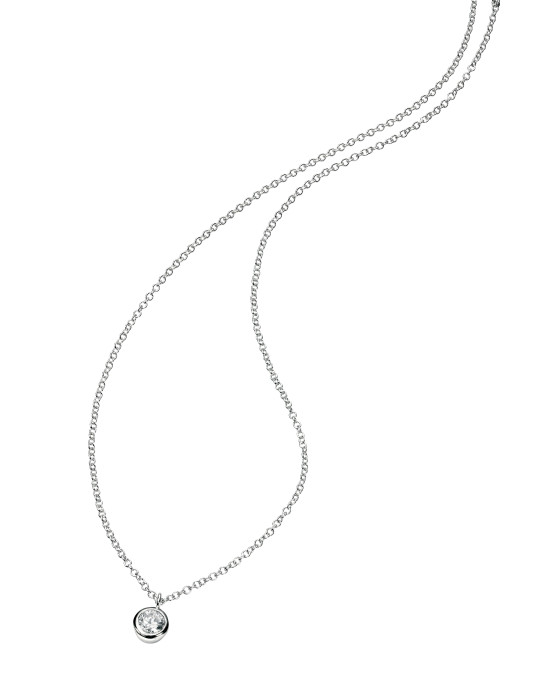 Silver CZ necklace