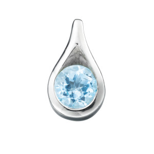 Blue topaz pendant