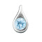 Blue topaz pendant
