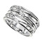 Multi CZ silver ring