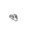 Silver leaf toe ring
