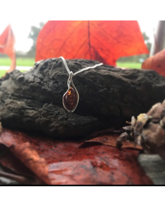 Gorgeous amber pendant