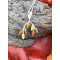 Multi amber drop pendant